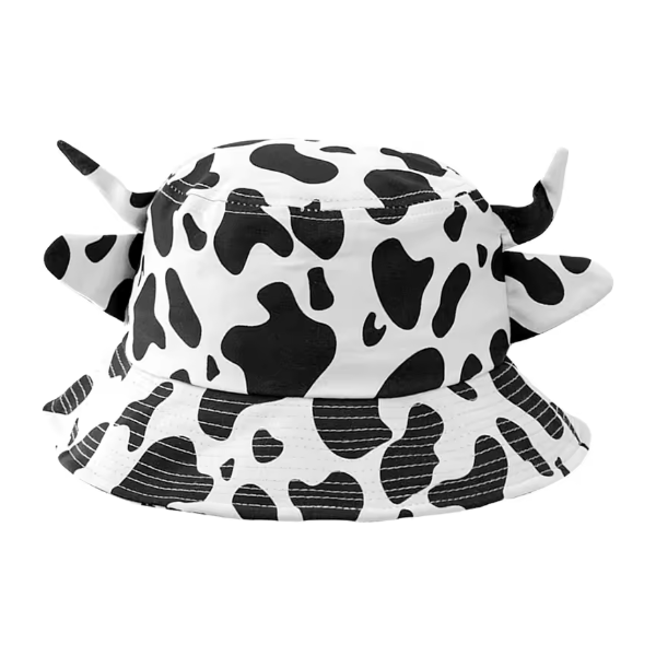 Speels en onweerstaanbaar! Onze Buckethat Koe Met Oortjes geeft je outfit een unieke twist. Perfect voor elke rave of dress-up party.