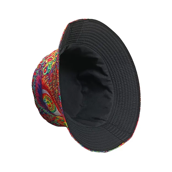 Laat je zien met onze Buckethat Oog Kleurrijk. Een echte eyecatcher die elk festival of feestje net wat specialer maakt.