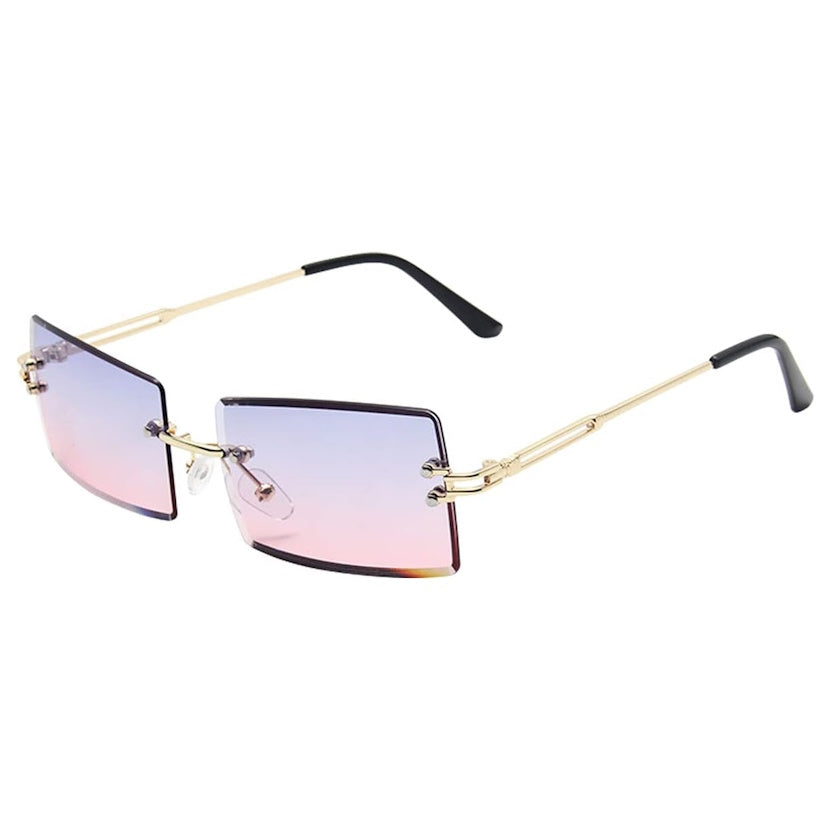 Voeg een frisse, stijlvolle touch toe aan je look met deze vierkante zonnebril! Voorzien van UV400-bescherming en inclusief brillenzakje van RaveReady.nl