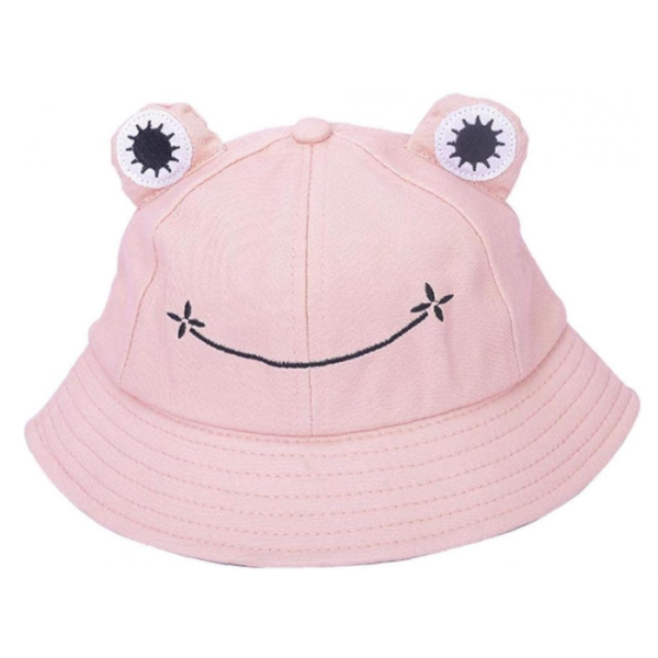 Spring eruit met onze Kikker Buckethat. Een hilarische, vrolijke toevoeging aan je outfit — perfect voor festivals en fun days out.